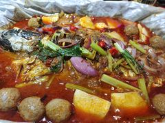 纸包鱼-卢渔翁纸包·脆皮烤活鱼(麓谷小镇店)