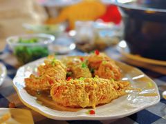 咸蛋黄罗氏虾大虾-湛鲜碳烤.海鲜烧烤(宝安店)