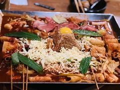 芝士火山炒年糕-包装马车·韩国料理·포장마차