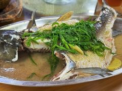 清蒸鲩鱼-海泉湾竹筒饭·瘦身水库大头鱼(从化温泉镇店)