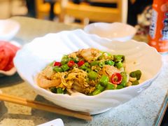 辣爆虾仁鸡蛋拌面-乐三里屯面馆(阿那亚店)