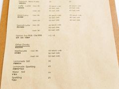 菜单-% Arabica阿拉比卡咖啡(深圳湾万象城店)