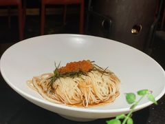 三文魚籽葱油撈麵-小运河·公馆(国贸店)