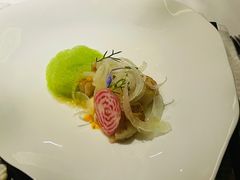 香煎扇贝佐咖喱白花菜泥-王品牛排(福州泰禾店)
