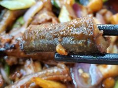 啫啫牛蛙黄鳝煲-汤氏美食台山水步特色黄鳝饭(龙津东路店)