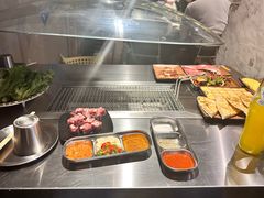 雪花牛肉粒-小财盆地桌烤肉