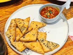 泰式芝麻煎豆腐-甜阿姨·天台花园私房菜(万松园店)