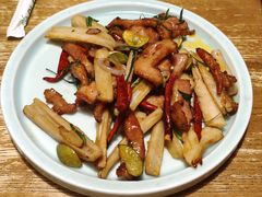 青柠麻香炒松板肉-新白鹿餐厅(龙游路店)