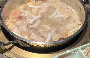 Bamboo Mushroom and Water Chestnut Coconut Chicken