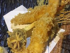 北海道大虾天妇罗配日本南瓜番薯-羽山料理