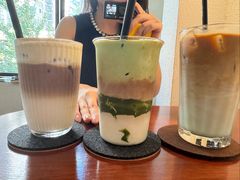 开心果碧螺春拿铁-工页咖啡X COFFEE(龙东路店)