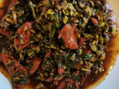咸菜炒猪肝-双塔老饭店