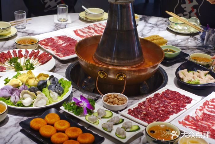 南门涮肉(庙行店)铜锅涮肉图片 - 第3张