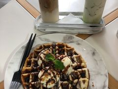 冰淇淋华夫饼-边渡咖啡烘焙店(昙华林店)
