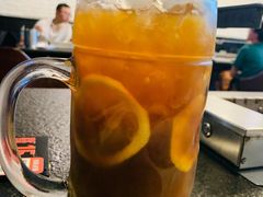 老板娘特制冻柠茶-長壹旋转烤吧 农家鸡火锅