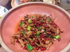 牛胸口油炒鸭脚筋-屋里饭菜·湘菜馆(火车站店)