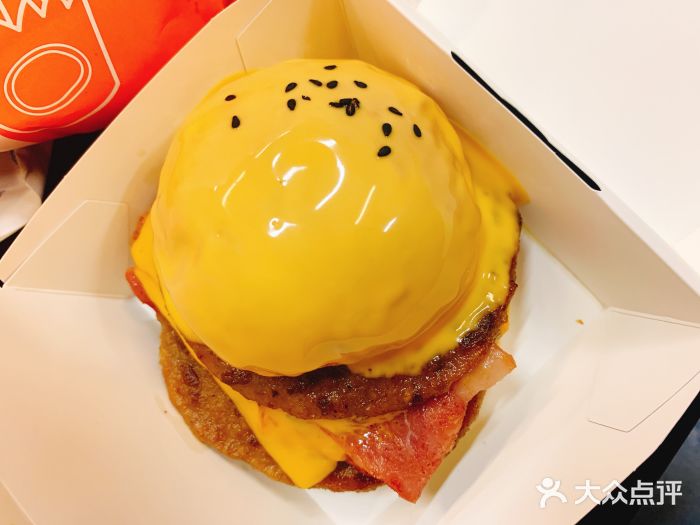 5路汉堡炸鸡(前进五路店)芝士熔岩牛肉汉堡图片