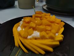 芒果炒牛奶-甜阿姨·天台花园私房菜(万松园店)
