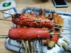 烤火腿肠-小老虎