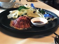 三年酵香火腿配大理手撕乳扇-泓0871臻选云南菜·味庄