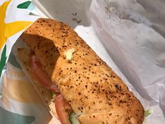 明太子风味金枪鱼蛋料培根三明治-赛百味SUBWAY(星耀店)