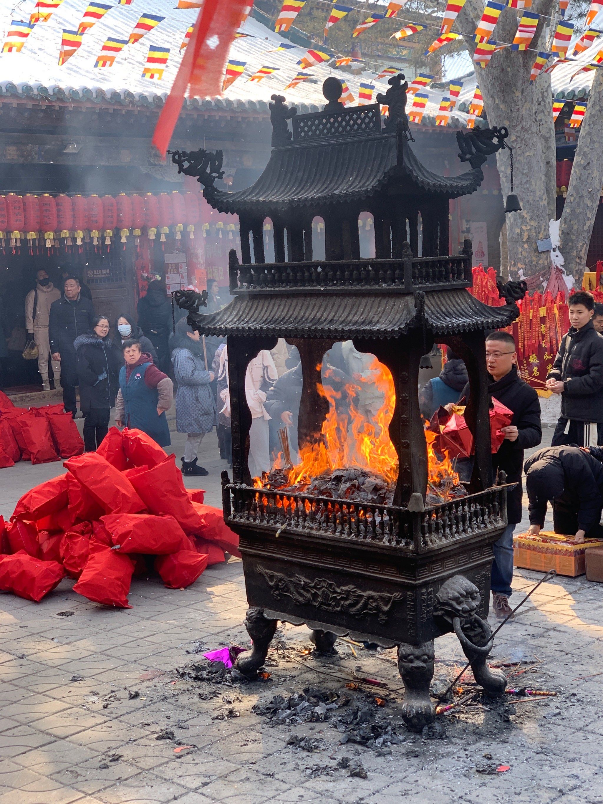 正月十五白云寺祈福