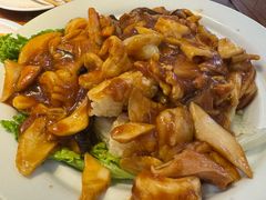 香葱爆三样-惠宾饭庄(中山路店)