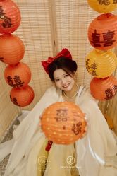 -桃子造型婚纱礼服(凤起广场店)