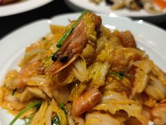 明虾烧菜芯-东莱馋房(陆家嘴店)