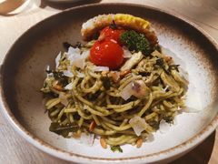 自制罗勒酱蘑菇意粉-Maxpoint Kitchen 西餐咖啡(乐峰广场店)