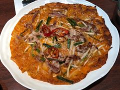 泡菜饼-神仙雪浓汤(明洞店)