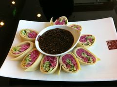 五彩豆腐皮-院落创意菜