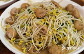 Bean Sprout and Intestine Stir-fry