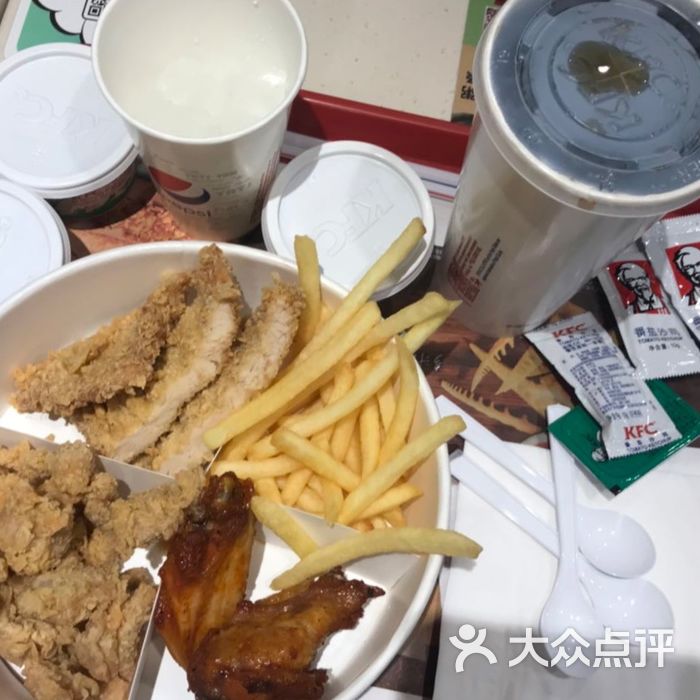 肯德基金沙咸蛋黄肉酥饭团图片-北京快餐简餐-大众点评网