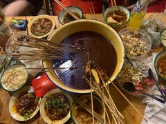 -拈签一笑黄牛肉辣卤串串