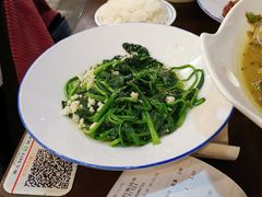 蒜蓉菠菜-奎元馆.百年奎元.非遗传承(西湖边的解放路店)