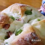 超喜欢！推荐推荐！红肠毛豆堡柔软的面包胚