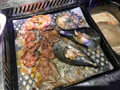 牛肉 虾 乌鸡卷 带子-鲜阁坊海鲜自助融合烤肉(银泰百货温州瓯海店)