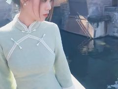 -暮晚尘香汉服旗袍