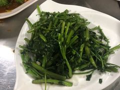 蒜泥空心菜-QQ海鲜餐厅