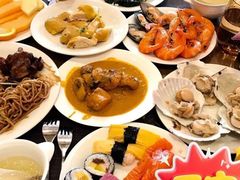 芒果鲜鲑鱼青瓜沙律-澳门旅游塔360°旋转餐厅(南湾湖广场店)
