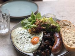 鸡蛋蘑菇熏肉荞麦可丽饼-RAC BAR(安福路店)