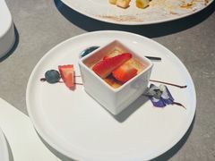 龙井焦糖炖奶-木守西溪溪隐餐厅
