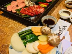 蔬菜拼盘-炼火烤肉店