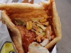 -小红车炸蛋葱油饼