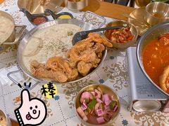 必点炸鸡翅配年糕-HOTISLAND海鸡岛·韩国料理(江南西店)