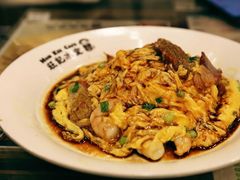 虾仁叉烧双拼滑蛋饭-旺记冰室(九龙中心大厦店)
