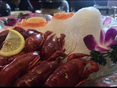 龙虾三文鱼拼盘-千岛湖花园饭店-中餐厅