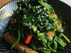 菠菜拌面筋-贯贯吉·清真餐厅(浙江中路店)