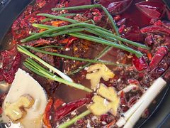 纯牛油锅底-黄潇洒老火锅(九眼桥宏济巷店)